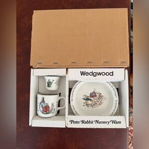 Vintage Wedgwood Peter Rabbit 4-Piece China Nursery Set